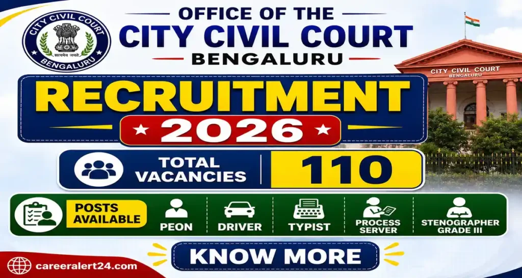 Bengaluru City Civil Court Recruitment 2026 Notification