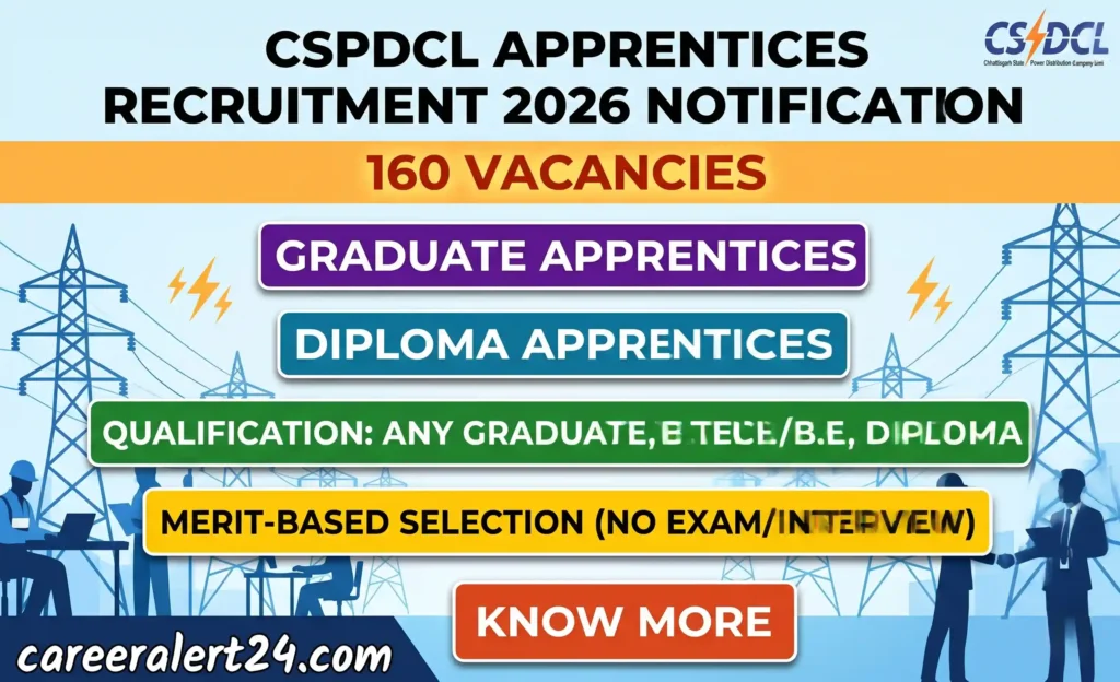 CSPDCL Apprentices Recruitment 2026 Notification