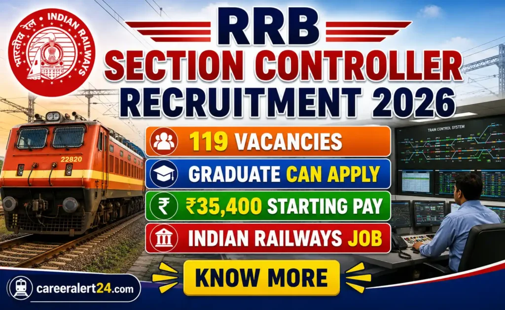 RRB Section Controller Recruitment 2026