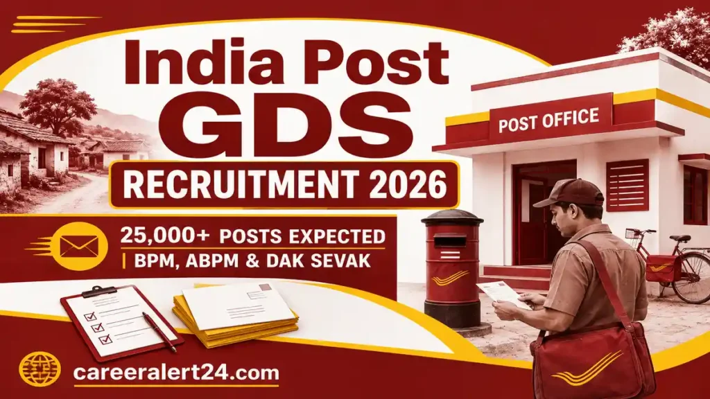 India Post GDS Recruitment 2026 for BPM ABPM and Dak Sevak posts