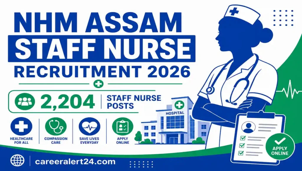 NHM Assam Staff Nurse Recruitment 2026 Notification for 2204 Posts