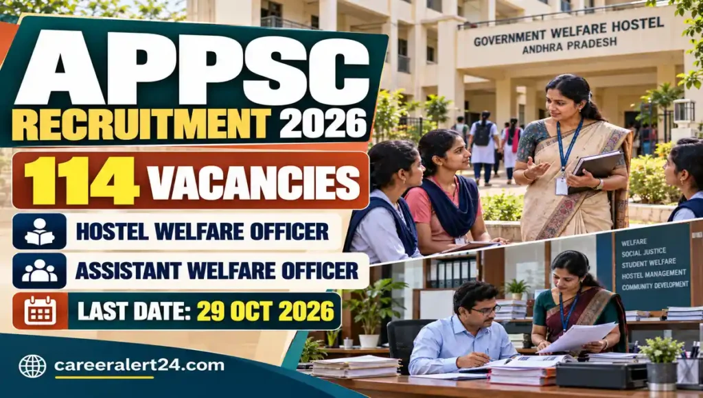APPSC Recruitment 2026 for 114 Welfare Officer posts