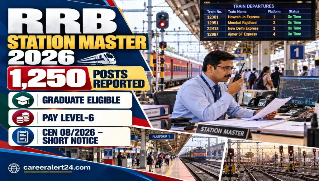RRB Station Master Recruitment 2026